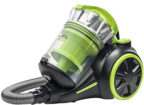 Bestron Beutelloser Multi-Zylkon-Staubsauger mit Hartbodenbürste, Aktrionsradius: 9 m, Kapazität: 2 l, 700 Watt, Grün