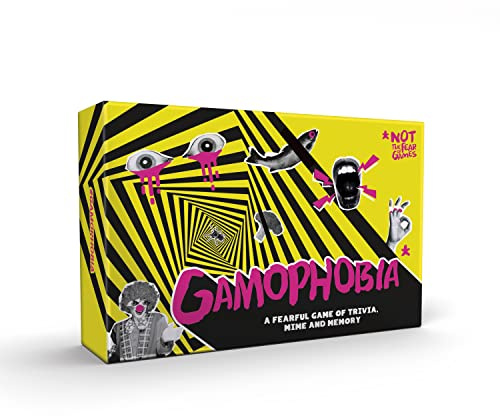 Bubblegum Stuff Gamophobia Card Game - A Fearful Team Game Of Trivia Mime And Memory - Fun Party Game Featuring 3 Rounds - Suitable For Adults and Teenagers