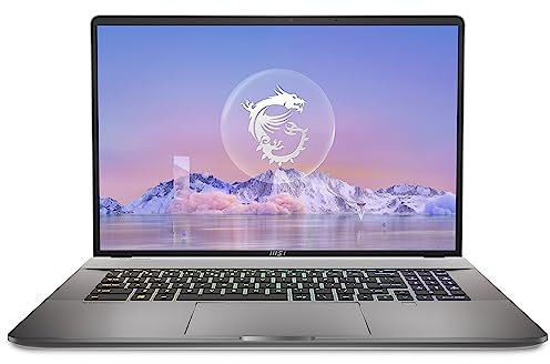 MSI Creator Z17HX Studio (A13VFT-213UK), Intel Core i9-13980HX, 17.0 QHD+ 165Hz Touchscreen, NVIDIA GeForce RTX 4060, 32GB*2 DDR5, 2TB NVMe PCIe, Windows 11 - Lunar Gray
