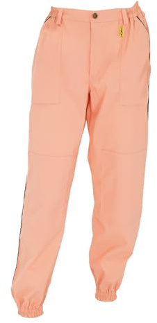 LYSON Imkerhose Hose für Imker Arbeit mit Bienen Imkeri Schutzhose Arbeitshose Bienenzuchthose Bienenzuchthosen Cargo Hose Schutzhose Streetwear Outdoor Lachsfarbe Größe M