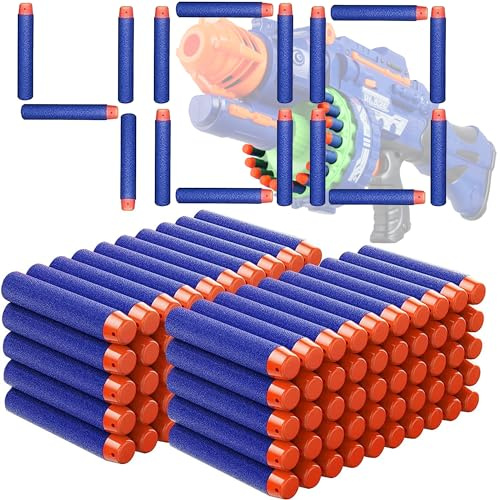 XFLYP 400 Pezzi Dardi Proiettili, 7.2cm Proiettili per Pistole Nerf Fortnite per Pistola Nerf N Strike Elite Blaster Ricambio Munizioni Ricarica Compatibili, Colpi Munizioni Accessori Pallottole
