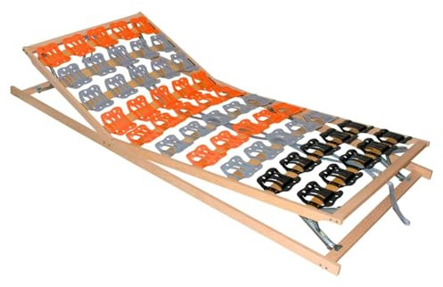 Coemo 7-Zonen Tellerlattenrost CubiFlex 80x200 cm hochflexible Teller für optimale Körperanpassung, Lattenrahmen Made in EU - Lattenrost mit Kopf- und Fußteilverstellung