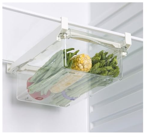 Contenitori Frigo Cassetto del frigorifero Scatola for uova Frutta Verdura Conservazione degli alimenti Vassoio scorrevole Custodia for frigorifero Supporto diviso Mensola sospesa Organizzatori da cuc