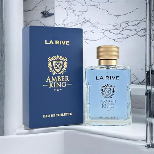 La Rive Amber King Eau de Toilette für Herren, 100 ml | Königlicher, orientalisch-würziger Duft | Klassisches Herrenparfüm für den souveränen Mann