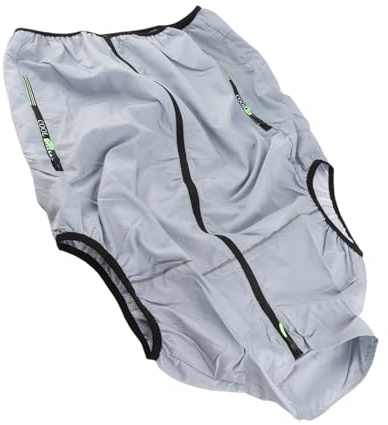 Gonetre Kylväst med fläktar justerbar luftkonditionering kläder snabb kylning cirkulation för varmt väder arbete utomhus äventyr byggarbetare grå polyester storlek S M L XL XXL