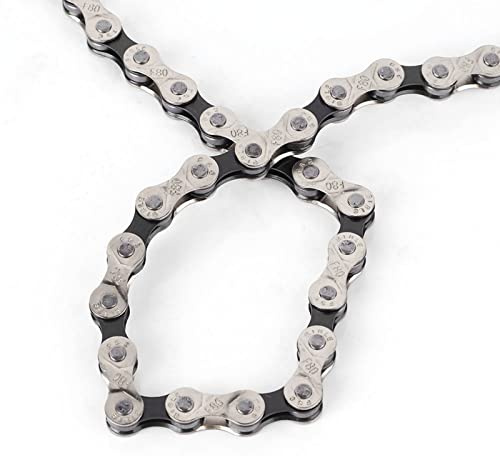Bike Chain 21 24 27 Speed Bicycle Chain Steel Bicycle Hollow-out Chains for Road Mountain Bike(18-24 Speed)