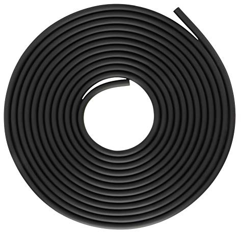 YOUTHINK Tubo De Aire para Pecera De 5 M, Tubo De Bomba De Aire para Acuario, Manguera De Oxígeno Más Gruesa De Silicona Suave para Pecera(Negro)