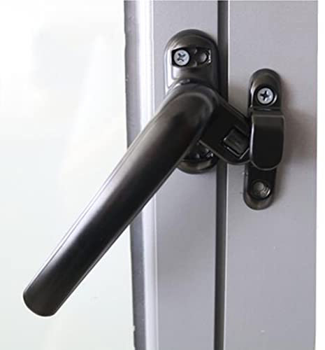 Poignée de porte et de fenêtre en alliage d'aluminium à l'intérieur et à l'extérieur de la fenêtre à battants avec serrure de poignée de roue Boucle push-pull à 7 caractères