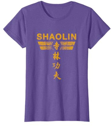 Shaolin Temple Retro Kung Fu Chinese Martial Arts T-Shirt