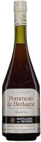 EDDU - Pommeau de Bretagne Tradition - Origine : France/Bretagne - Arômes Fruités de Pomme et Cerise - A servir en apéritif et au repas - 17% Acool - 70 cl