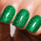 Ozzeal UV Nagellack Glitzer, Weihnachts Grün Glitzer UV Gel Nagellack Glitzernder Schimmer Gel Nail Polish Herbst Winter Gel Nagellack Soak Off UV Led Maniküre 15ML