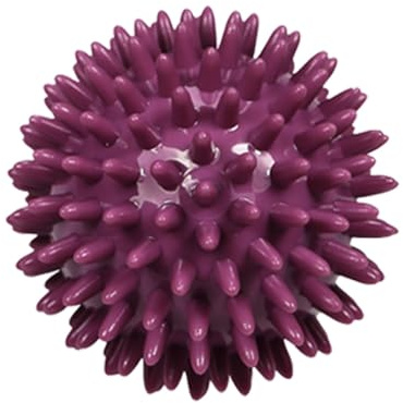 Bola de Masaje con Picos - 8 cm - Recuperación de Fascitis Plantar, Masaje de Puntos Gatillo - Alivio Miofascial, Bola de Estrés para Ejercicio