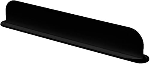 Zhanhai Paraspruzzi in silicone per lavello da cucina, paraspruzzi, per lavare piatti, deflettore d'acqua per vari lavelli, 49 x 5 x 8,5 cm (nero)