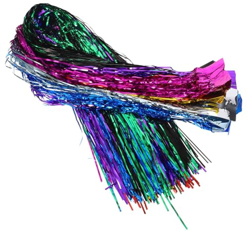 Ipetboom Decorazioni Albero Natale Tinsel Lametta per Festa Xmas Party DIY Decorazioni Filo Alluminio Brillante