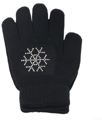 MuchLuckystar Gants de patinage artistique, antidérapants, chauds et extensibles, gants d'entraînement pour enfants et adultes, protection des mains