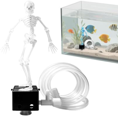 Akvariebubbler Realistisk Interaktiv Hartsdekoration Med Rörliga Leder | Lysande Akvarieluftbubbler för klassrum kontor vardagsrum sovrum barnrum samt för både sötvatten och saltvatten
