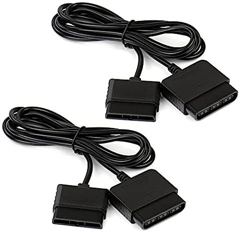 AMATHINGS Verlängerungskabel Doppelpack (1,80 m) – Playstation Kabel passend für Sony Playstation 1,2 und 3 – Verlaengerungskabel PS1, PS2 und PS3 – Playstation Zubehör