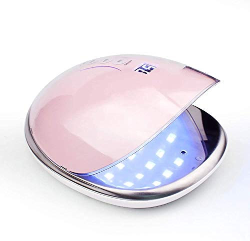NCRD Lampada for unghie a LED da 48W UV, Lampada for unghie a LED for chiodi di gel con 36 pezzi perlina leggera, gel for unghie lampada for unghie rapida gel gel for unghie lucido, essiccatore for un