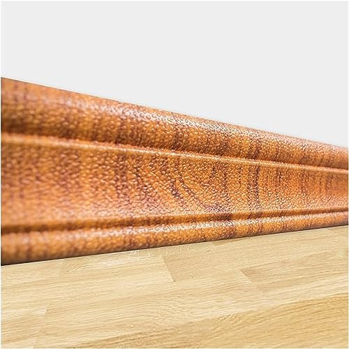 Cenefa de papel tapiz, azulejos de pared autoadhesivos, 235 cm / longitud del rollo Línea de cintura impermeable Sala de estar Cocina Zócalo Bordes de papel tapiz autoadhesivos Fondo de espuma Zócalo