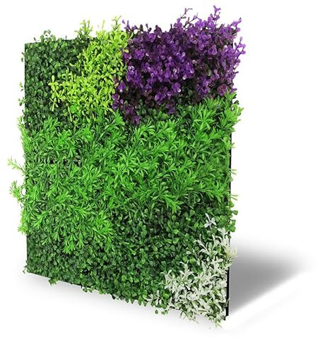 I K H E Malarka Pflanzenpaneele Pflanzen Wandpaneele Deckenpaneele Dekoren Nature Flora Design 52x52cm - 0,27m² (11116)