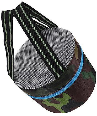 MERRYHAPY Gartenhocker Tragbarer Hocker Multifunktionaler Hocker Für Camping Angeln Gartenarbeit Aus Stabilem Schaumstoff Mit Handytasche Und Camouflierter Sitzfläche