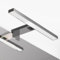 DEELUX LED Spiegellampe Badezimmer mit Schalter,30CM 500LM 5W Spiegelleuchte bad 6000K Kaltweiß Spiegelschrank Beleuchtung 230V,Schminklicht,Schrankleuchte,Wandleuchte Spiegellampe IP44 Wasserdicht