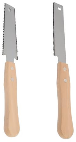 BAYON Pack 2 Sierras Japonesas – Ryoba Doble Filo + Kataba Corte Fino – Pull Saw Profesional para Carpintería y Madera – Serrucho Japonés Preciso, Corte al Tirar y Hoja Flexible para Ebanistería