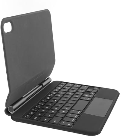 ZASCHMOY Case de Teclado Magnético con Panel Táctil para la Tableta iOS Mini 6 2021 8.3 Pulgadas - Cubierta de Teclado Inalámbrico Retroiluminado para A2567 A2568 A2569 - Teclas de Interruptor de