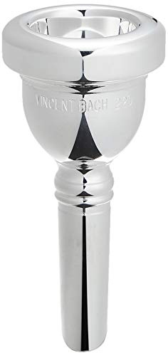 Bach 35022D Small Shank Tenor Trombone Mouthpiece, Silver Plated, 22D Cup Shallow