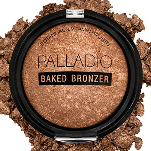 Palladio Baked Bronzer Number BBR04, Illuminating Tan 10 g