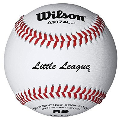 WILSON A1074 League Series Little League Baseballs 1 Dozen