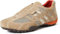 Geox Herren Uomo Snake L Sneakers, Beige Dk Orange, 39 EU