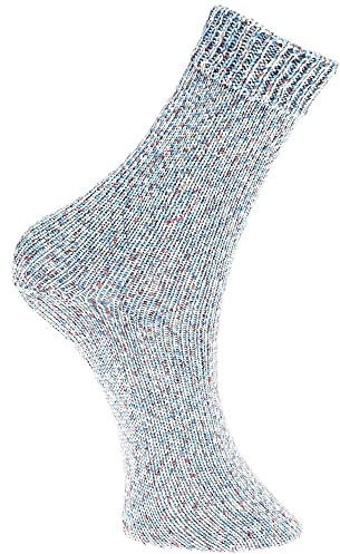 Sockengarn Superba Bamboo 4-Fädig, Konfetti Blau