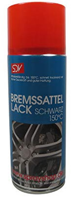 SDV Chemie Bremssattellack schwarz 3X 400ml hitzefest bis 150°C Bremssattelfarbe Tuning Styling