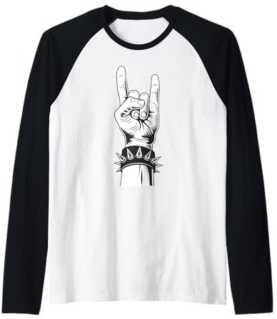 Fourchette à frites Metalhand & Roll Rocker Manche Raglan