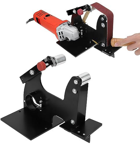 Belt Sander Multifunctional Grinder Electric Sanding Tool Replacement Belt Adapter for Straight Grinders Angle Grinders Drills