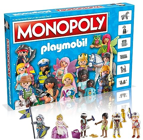 Monopoly - Playmobil + 6 extra Spielfiguren