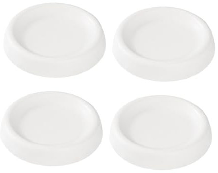 SHINEOFI 4pièces Tapis Antidérapants De Protection Pour Appareils Électroménagers Réducteurs De Vibration Pour Machine à Laver Et Réfrigérateur Matériaux Imperméables Et Durables