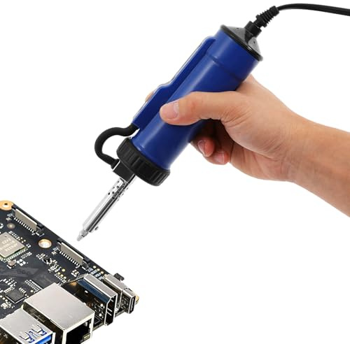 DOPBENT Solder Sucker Desoldering Pump, Entlötpumpe, 30W 220V Elektrisches Vakuum Entlötkolben, Lötabsauger für gänige Löt, Entlöt