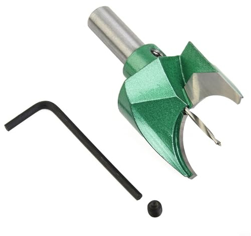 Oniissy Fresa a sfera in carburo di Buddha, con codolo da 10 mm, per lavorazione del legno, strumento da taglio a sfera per la realizzazione di perline, compatibile con 6-30 mm di diametro, gioielli