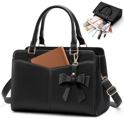 RAINSMORE Handbags for Women Medium Ladies Handbags PU Leather