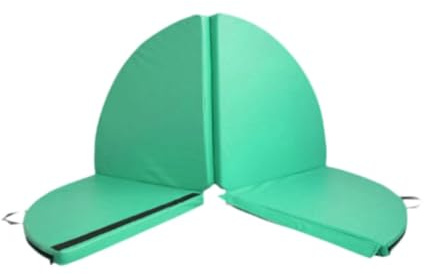 Poledance-matta, vikbar och bärbar yogamatta för poledans, perfekt för inomhus- eller utomhusbruk (grön tjock 10 cm)