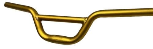QOXEZY Manubrio in lega per bici, lunghezza 520 mm, diametro stelo 22,2 mm, design ergonomico per mountain bike e biciclette a scatto fisso, nero