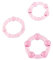 GRUTINET ANELLO FALLICO STAY HARD - THREE RINGS - PINK