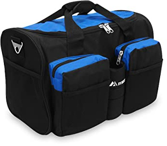 Everest Gym Bag with Wet Pocket, Royal Blue