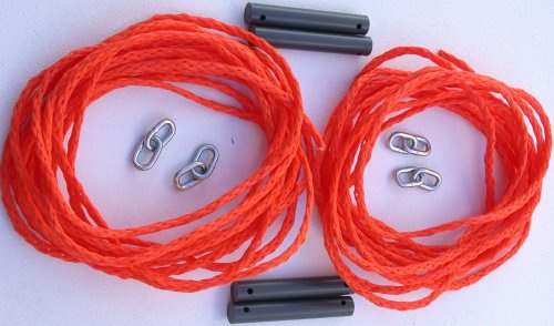 Home Court Portable Set Guy Line Ropes - RDLG (Orange)