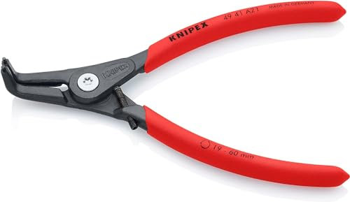 KNIPEX Präzisions-Sicherungsringzange für Außenringe auf Wellenmit rutschhemmendem Kunststoff überzogen 165 mm, 49 41 A21