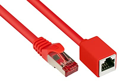 Alcasa 8063VR-030R câble de réseau 3 m Cat6 S/FTP (S-STP) Rouge - Câbles de réseau (3 m, Cat6, S/FTP (S-STP), RJ-45, RJ-45, Rouge)