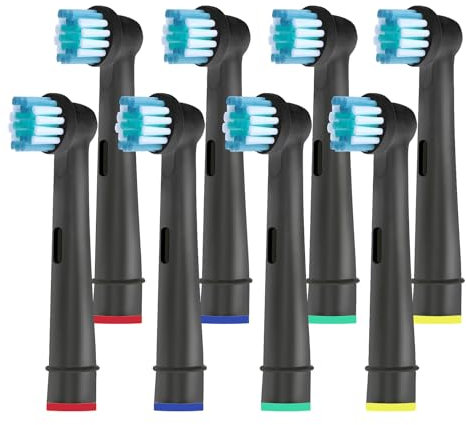 Testine Spazzolino Elettrico Compatibile Con Oral B Spazzolini Elettrici Ricaricabile – Testine di Ricambio Per Oral B Cross Action, Vitality, Sensitive, Professional Care, ecc, Di HSYTEK (8)