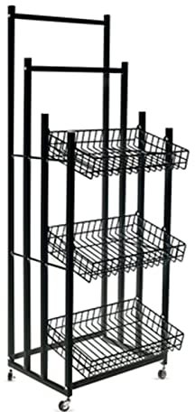 Scaffali Porta Smalti Unghie Montati Parete Organizzatore per smalti per unghie, supporto a parete, scaffale per negozi al dettaglio, con rulli, portaombrelli in metallo con ganci, portaross